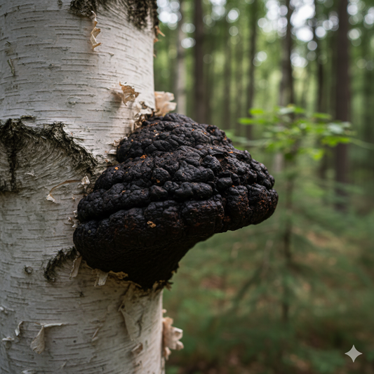 chaga-champignon adaptogene-antioxydant