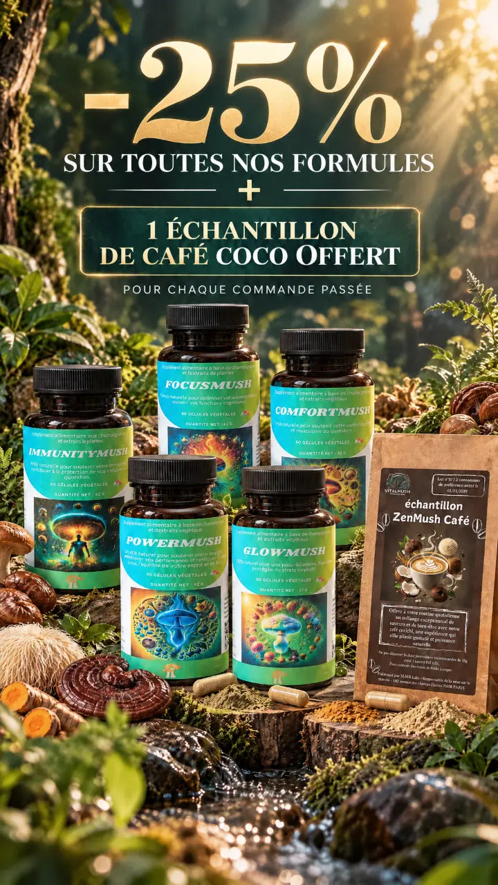 -25 % sur toutes nos formules + échantillon de café coco offert