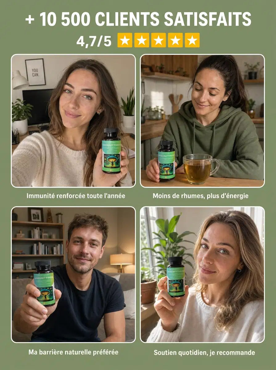 Témoignages de clients satisfaits d'ImmunityMush