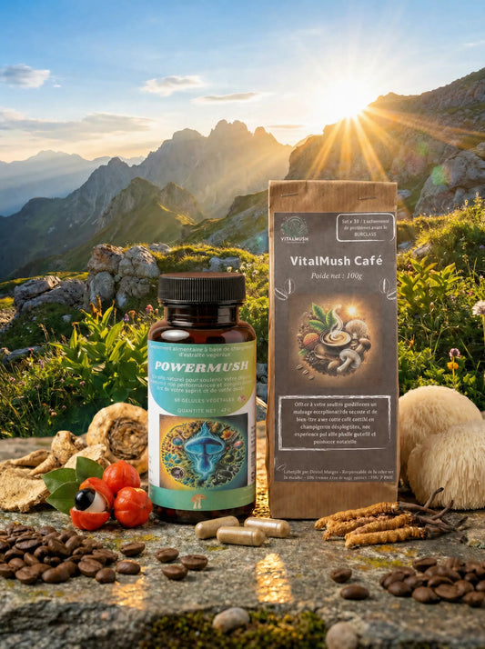 Pack Découverte Vitalité : produits posés ensemble